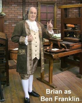 BrianasBenFranklinwithPrintingPress 279x350 - Ben Franklin