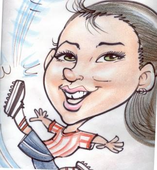 soccer 323x350 - Caricature Artists